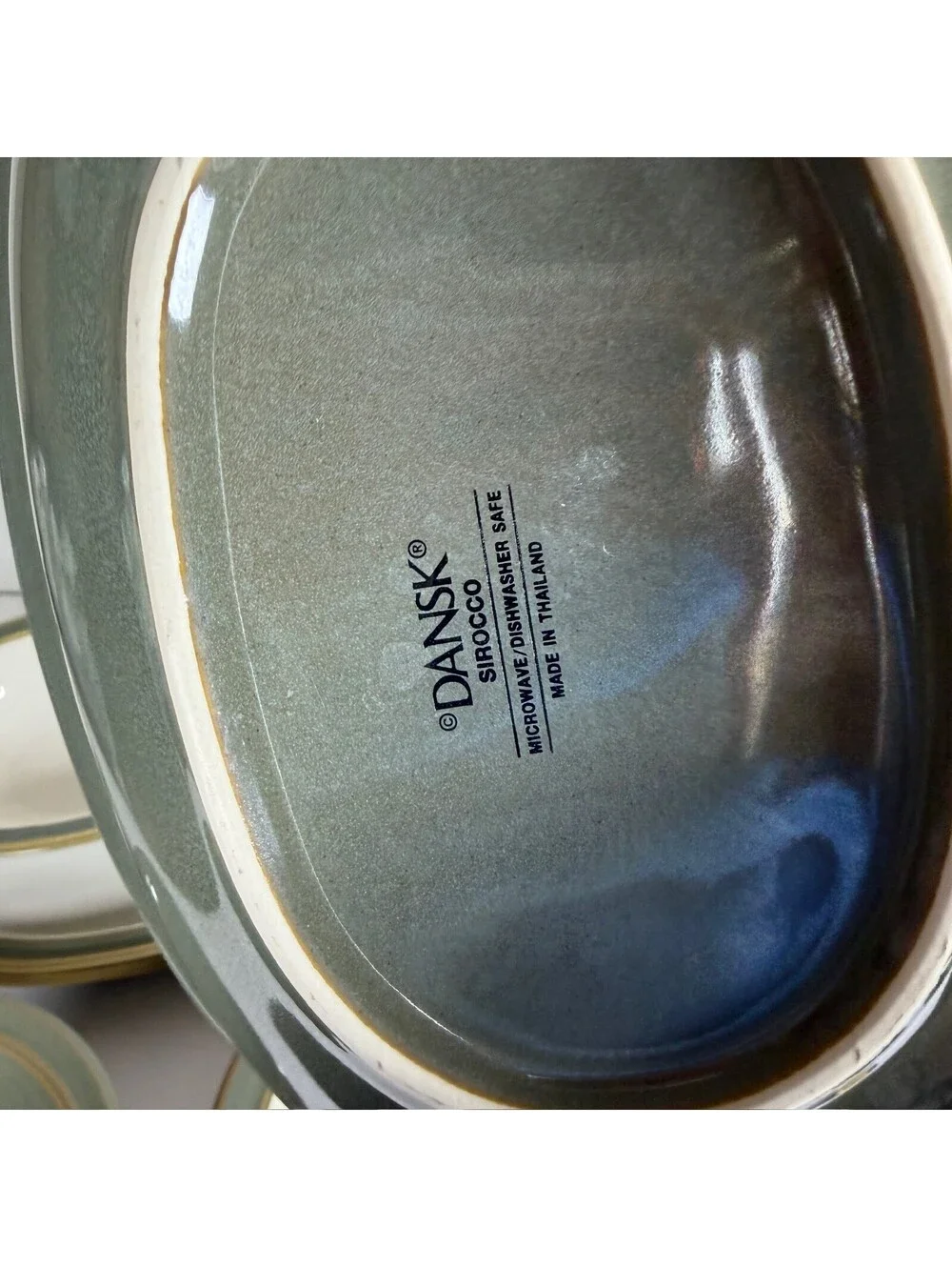 Dansk Sirocco Spruce Stoneware Dinnerware Set 25 Pieces S-5